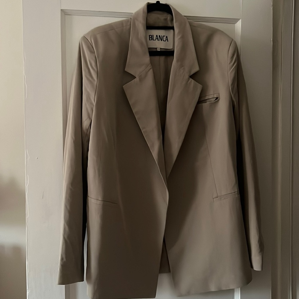 open front blazer - Picture 4 of 8